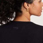 Allbirds Allgood-Baumwoll-T-Shirt für Damen DZ826216 natürliches Schwarz – Bild 4