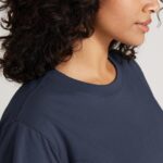 Allbirds Allgood-Baumwoll-T-Shirt für Damen DZ826217 dunstiges Indigo – Bild 2