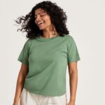 Allbirds Allgood-Baumwoll-T-Shirt für Damen DZ826219 neblige Ladung