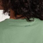 Allbirds Allgood-Baumwoll-T-Shirt für Damen DZ826219 neblige Ladung – Bild 4