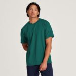 Allbirds Allgood-Baumwoll-T-Shirt für Herren DZ826122 tiefer Smaragd