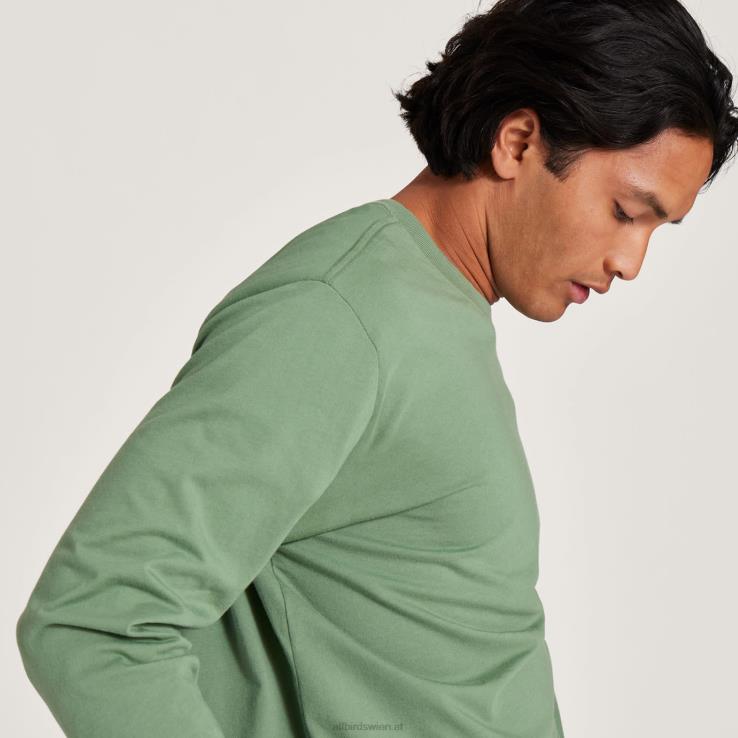 Allbirds Allgood-Langarm-T-Shirt für Herren aus Baumwolle DZ826138 neblige Ladung – Bild 2