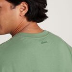 Allbirds Allgood-Langarm-T-Shirt für Herren aus Baumwolle DZ826138 neblige Ladung – Bild 4