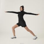 Allbirds Damen-Performance-Viertelreißverschluss DZ826232 natürliches Schwarz – Bild 2