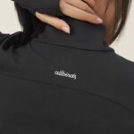 Allbirds Damen-Performance-Viertelreißverschluss DZ826232 natürliches Schwarz – Bild 4