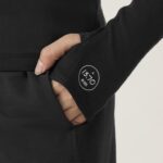 Allbirds Damen-Performance-Viertelreißverschluss DZ826232 natürliches Schwarz – Bild 5