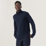 Allbirds Herren-Performance-Viertelreißverschluss DZ826153 echte Marine