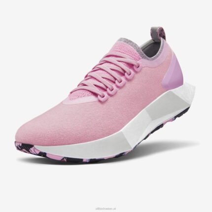 Allbirds Herren-Wollflyer Mizzles DZ826104 lebhaftes Rosa (Blizzard-Sohle)