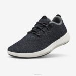 Allbirds Herren-Wollläufer Mizzles DZ82649 dunkelgrau (naturweiße Sohle)