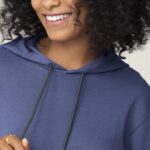 Allbirds R&R-Kapuzenpullover für Damen DZ826224 dunstiges Indigo – Bild 3
