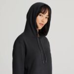 Allbirds R&R-Kapuzenpullover für Damen DZ826226 natürliches Schwarz – Bild 3