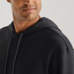 Allbirds R&R-Kapuzenpullover für Herren DZ826141 natürliches Schwarz – Bild 3