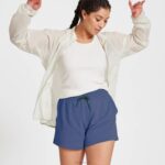 Allbirds R&R Sweat-Shorts für Damen DZ826228 dunstiges Indigo – Bild 2