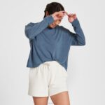 Allbirds R&R Sweat-Shorts für Damen DZ826230 natürliches Weiß – Bild 2