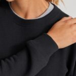 Allbirds R&R-Sweatshirt für Damen DZ826211 natürliches Schwarz – Bild 3