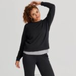 Allbirds R&R-Sweatshirt für Damen DZ826211 natürliches Schwarz – Bild 4