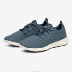 Allbirds Smallbirds Wollläufer – große Kinder DZ826257 ruhiges Blaugrün (natürliche weiße Sohle) – Bild 7