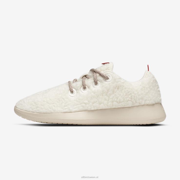 Allbirds Smallbirds Wollläufer – große Kinder DZ826264 naturweißer Flaum (beige Hush-Sohle) – Bild 3