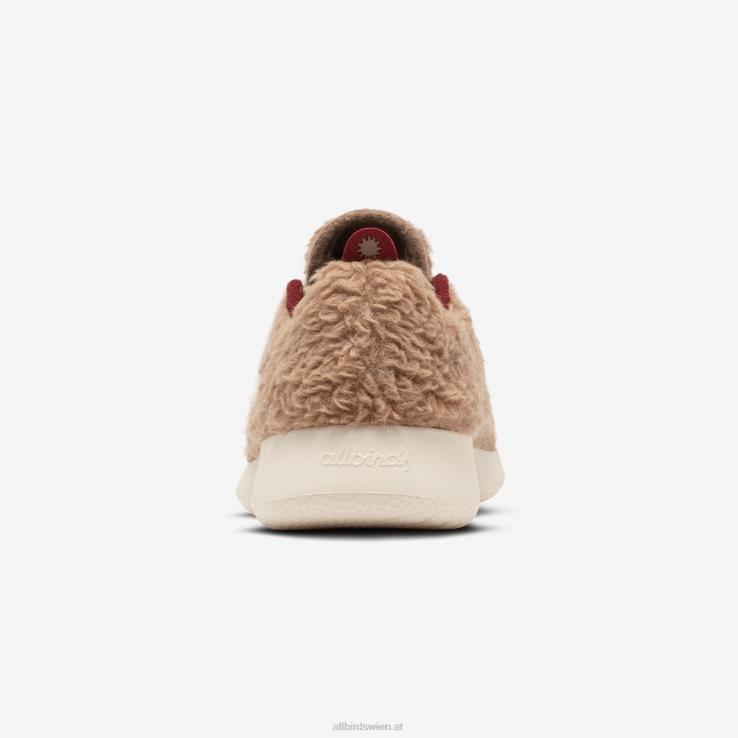 Allbirds Smallbirds Wollläufer – große Kinder DZ826265 dunstige beige Flusen (beige Hush-Sohle) – Bild 4