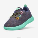 Allbirds Smallbirds Wollläufer – kleine Kinder DZ826234 wowza blue (schwimmende Mintsohle)