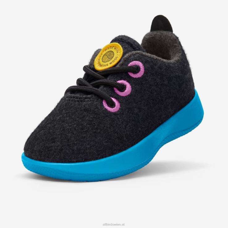 allbirds_smallbirds_wolllaeufer_kleine_kinder_dz826239_naturschwarz_thrive_teal_sohle.jpg Allbirds Smallbirds Wollläufer – kleine Kinder DZ826239 Naturschwarz (Thrive Teal-Sohle) – Bild 1