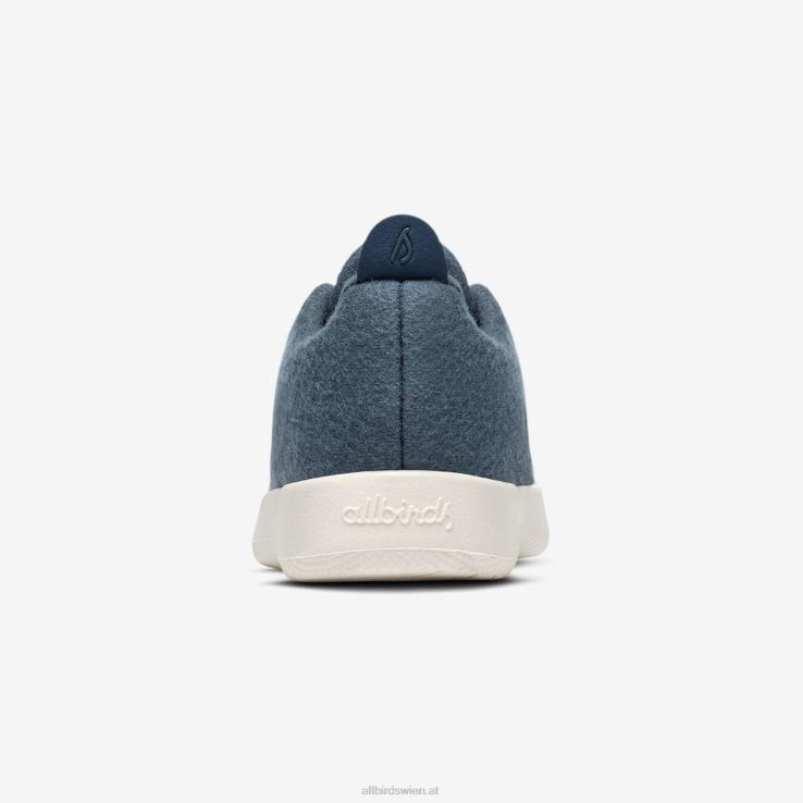 Allbirds Smallbirds Wollläufer – kleine Kinder DZ826241 ruhiges Blaugrün (natürliche weiße Sohle) – Bild 4
