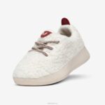 Allbirds Smallbirds Wollläufer – kleine Kinder DZ826242 naturweißer Flaum (beige Hush-Sohle)