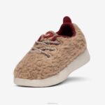 Allbirds Smallbirds Wollläufer – kleine Kinder DZ826243 dunstige beige Flusen (beige Hush-Sohle)