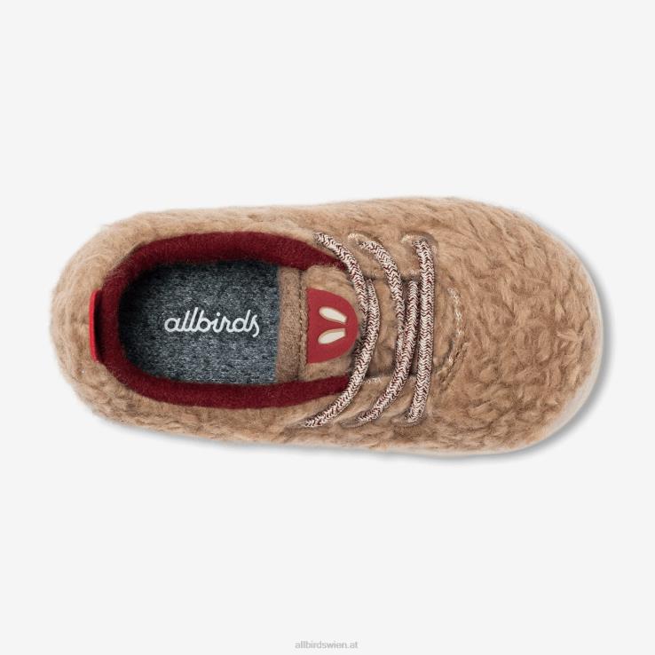 Allbirds Smallbirds Wollläufer – kleine Kinder DZ826243 dunstige beige Flusen (beige Hush-Sohle) – Bild 5