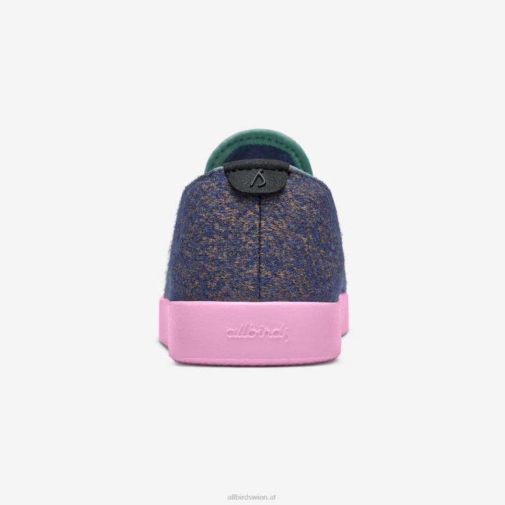 Allbirds Smallbirds Wollliegen – kleine Kinder DZ826247 wowza blue (schwimmende rosa Sohle) – Bild 4