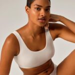 Allbirds Trino-Bralette für Damen DZ826206 echtes Schwarz – Bild 2