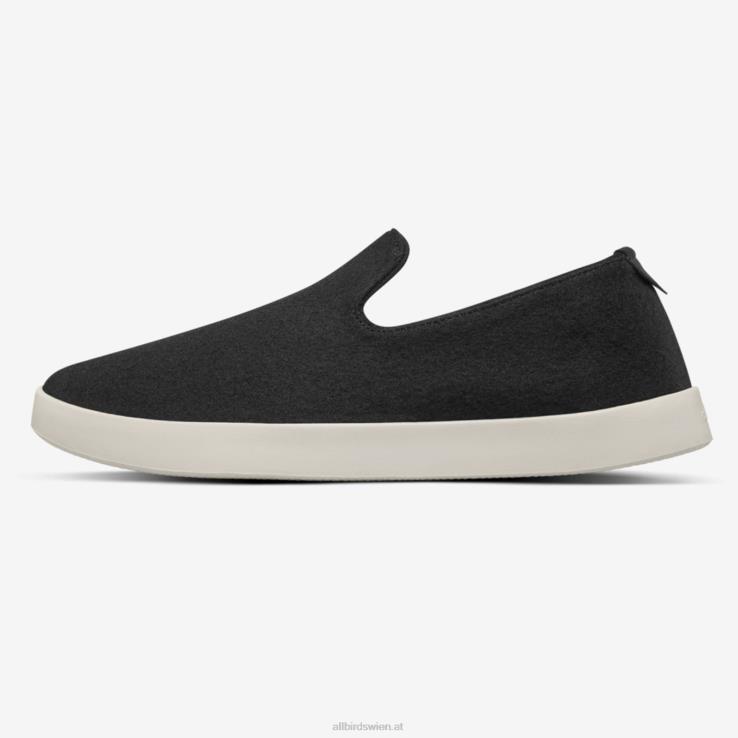 Allbirds Wollliegen für Herren DZ82672 echtes Schwarz (cremefarbene Sohle) – Bild 3