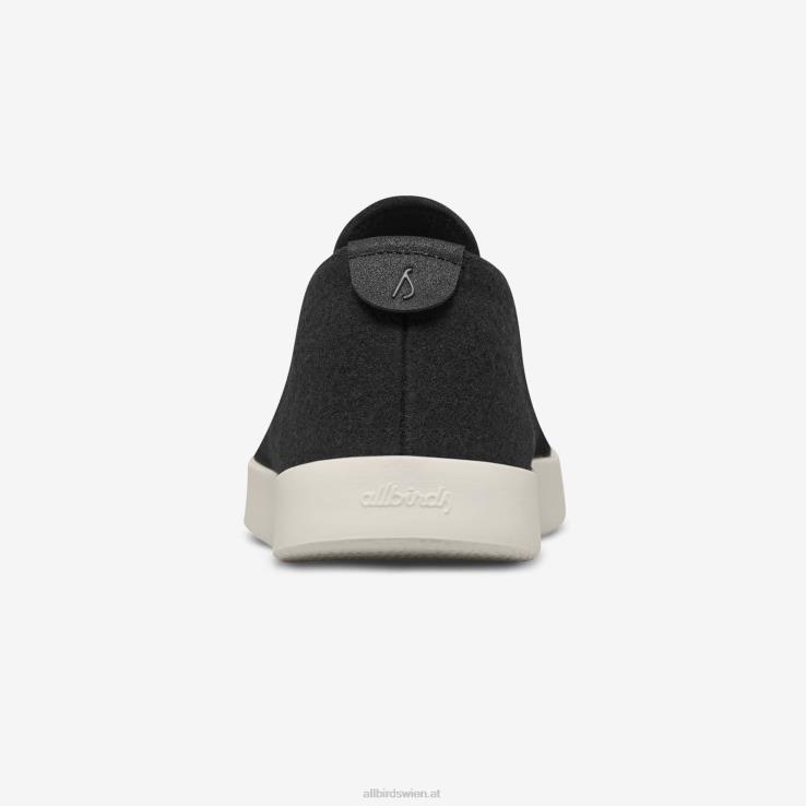 Allbirds Wollliegen für Herren DZ82672 echtes Schwarz (cremefarbene Sohle) – Bild 4
