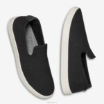 Allbirds Wollliegen für Herren DZ82672 echtes Schwarz (cremefarbene Sohle) – Bild 7