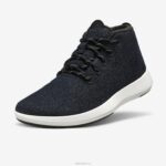 Allbirds Zweitplatzierter aus Wolle für Herren DZ82675 naturschwarz (naturweiße Sohle)